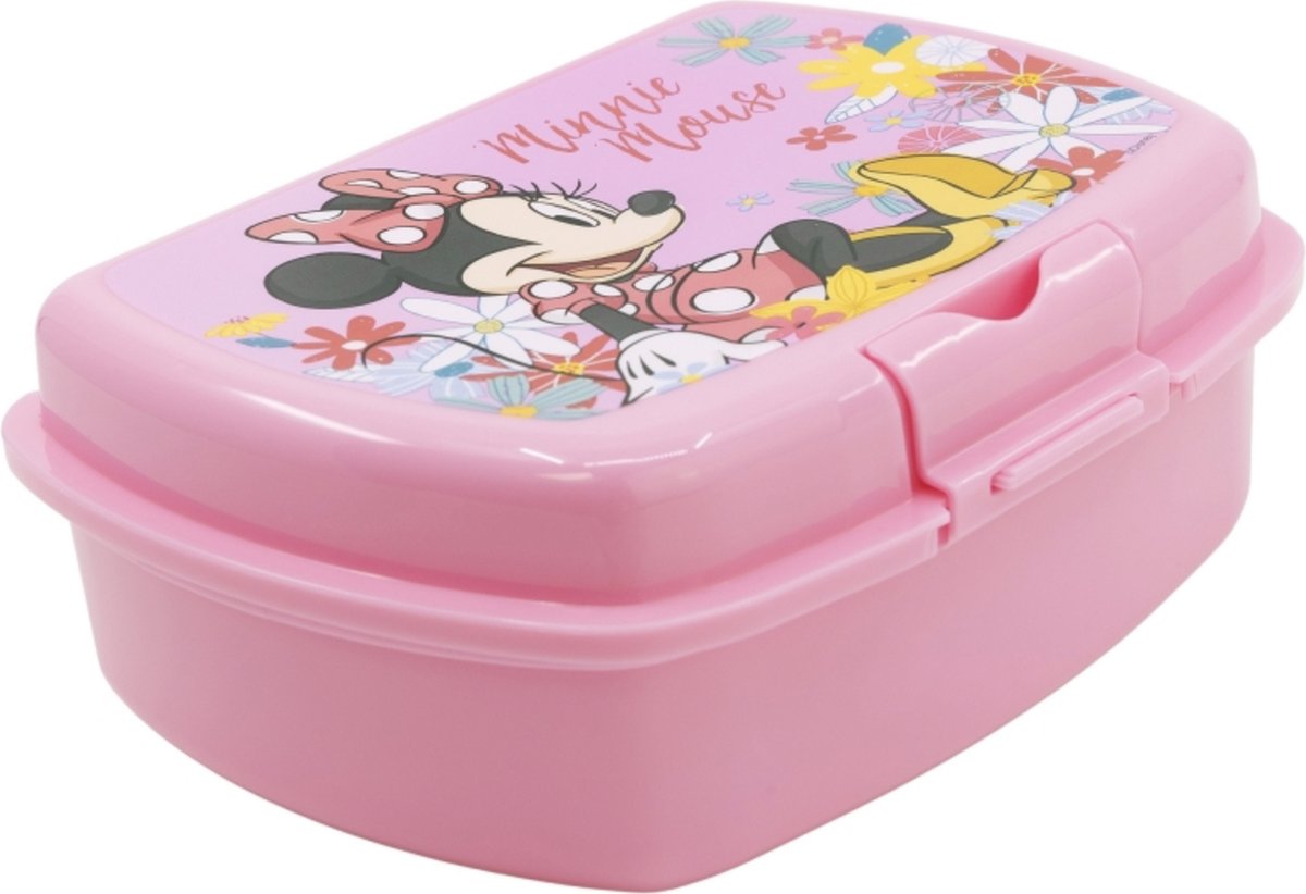 Boîte à pain Minnie Mouse, boîte à pain - rose