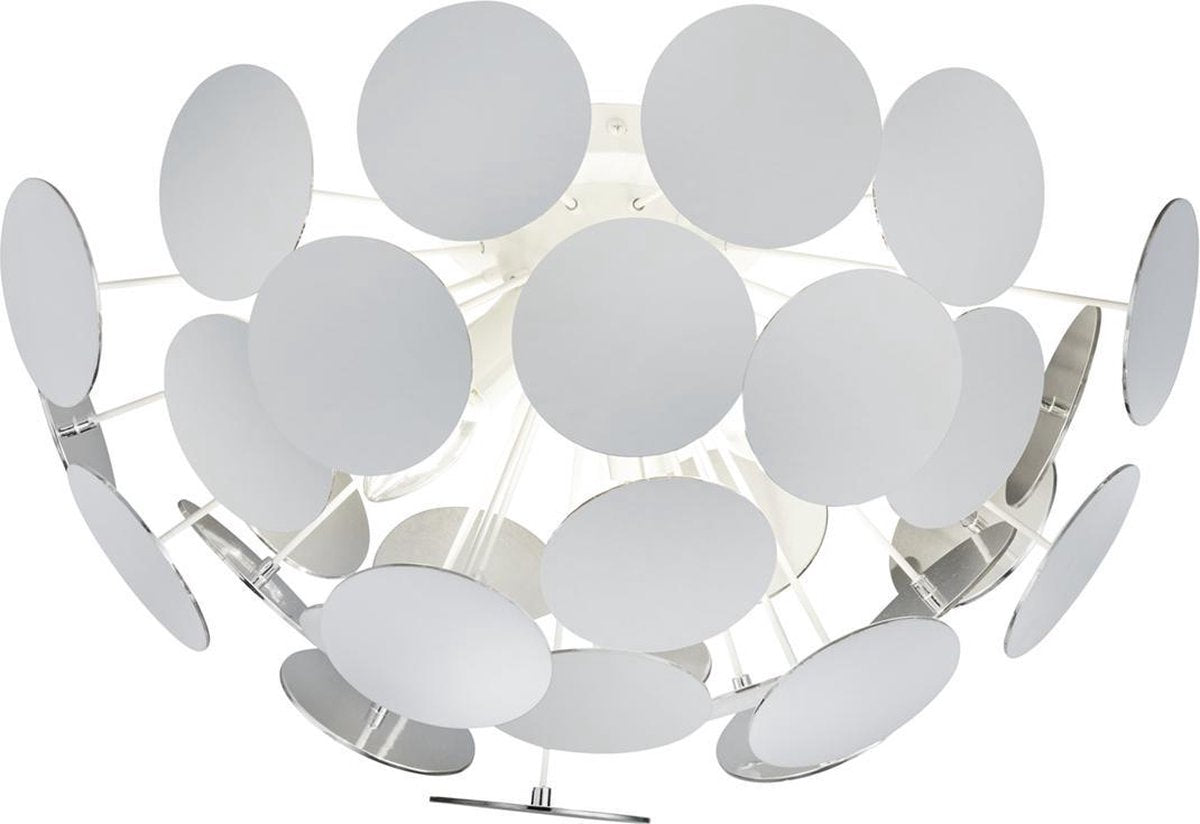 Trio discalgo - plafonnier - blanc mat - excl. 3x e14 40w