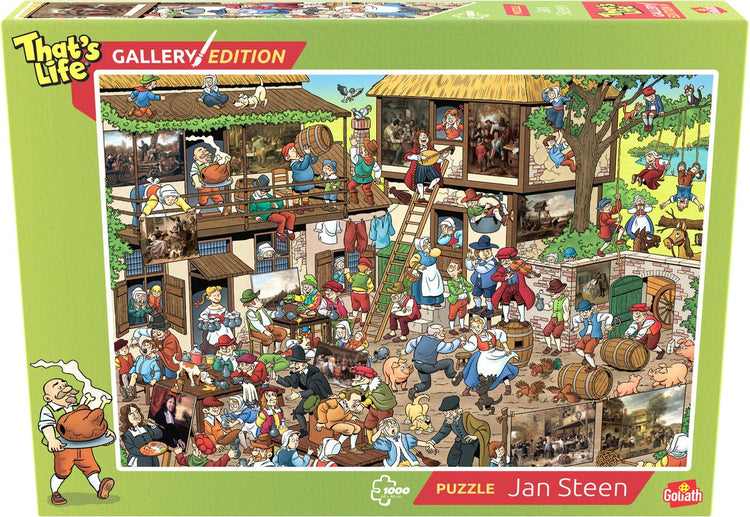 Goliath c'est la vie édition galerie Jan Steen - 1000 pièces de puzzle - puzzle (68x48cm)