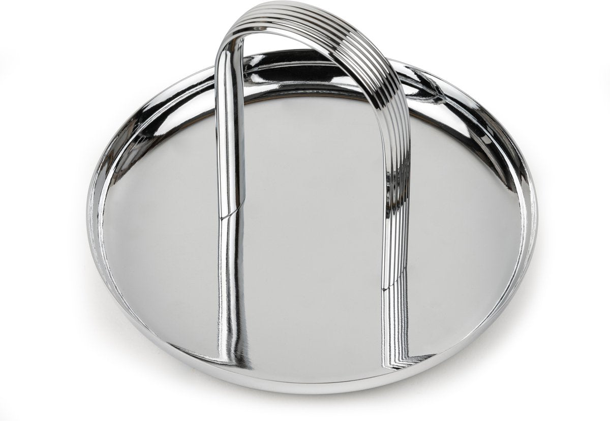 Zilverstad - bol à chocolat elana couleur argent - plateau rond - astuce cadeau fête des mères !