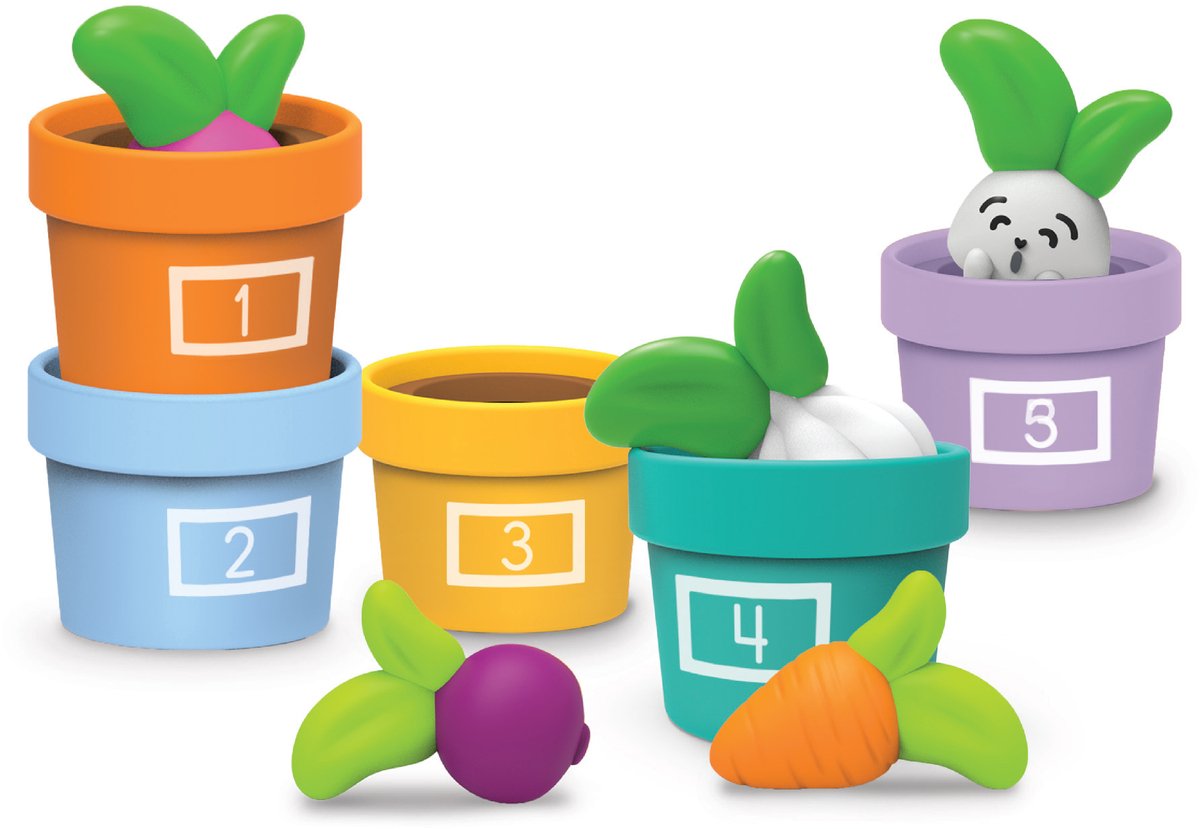 Ressources d'apprentissage Ensemble de potager cache-cherche - 3+