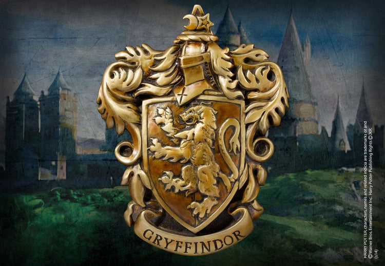 La noble collection hp - art mural de l'écusson de Gryffondor (nn7742)