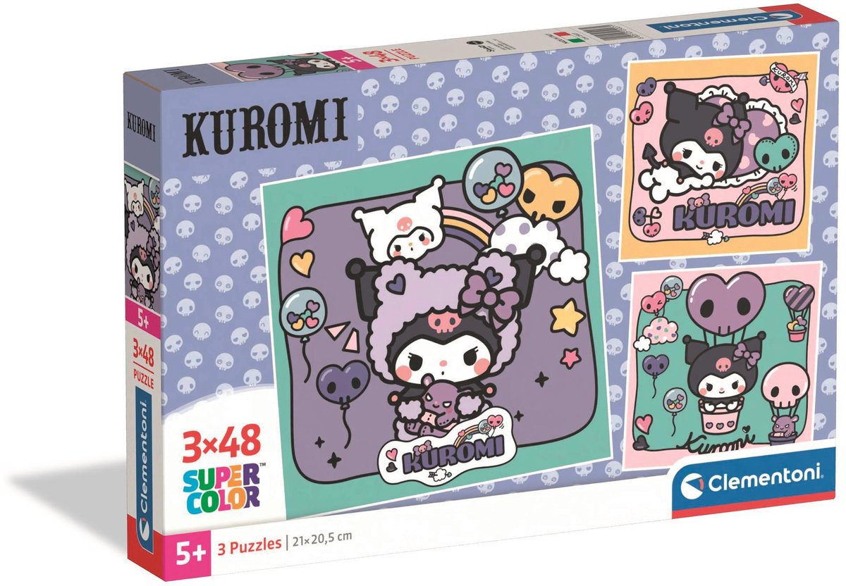 Clémentoni - 3x48 pièces - kuromi