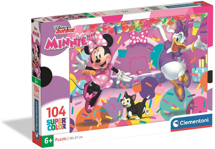 Clementoni - puzzle - 104 pièces - Disney Minnie - puzzle enfant - à partir de 6 ans
