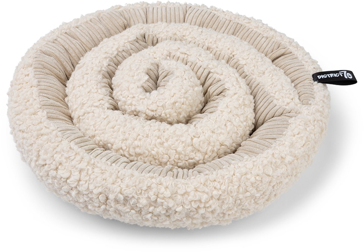 District 70 Swirl – Tapis reniflant pour chiens | stimule le comportement de recherche activité mentale - merengue - ø 34 cm