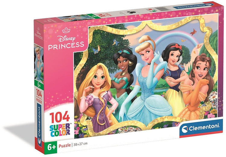 Clementoni - puzzle - 104 pièces - Princesse Disney - puzzle enfant - à partir de 6 ans