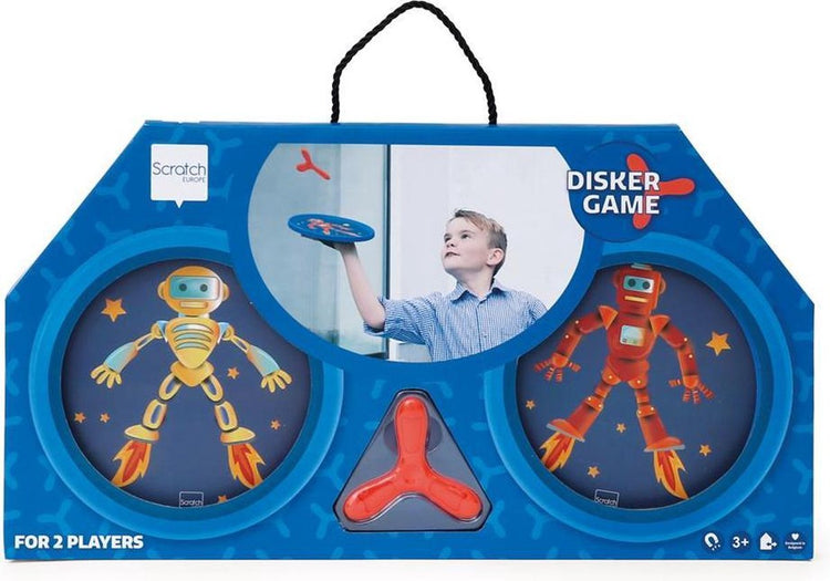 Duo scratch main-disqueur - robot - avec 1 disquette magnétique - 3 ans
