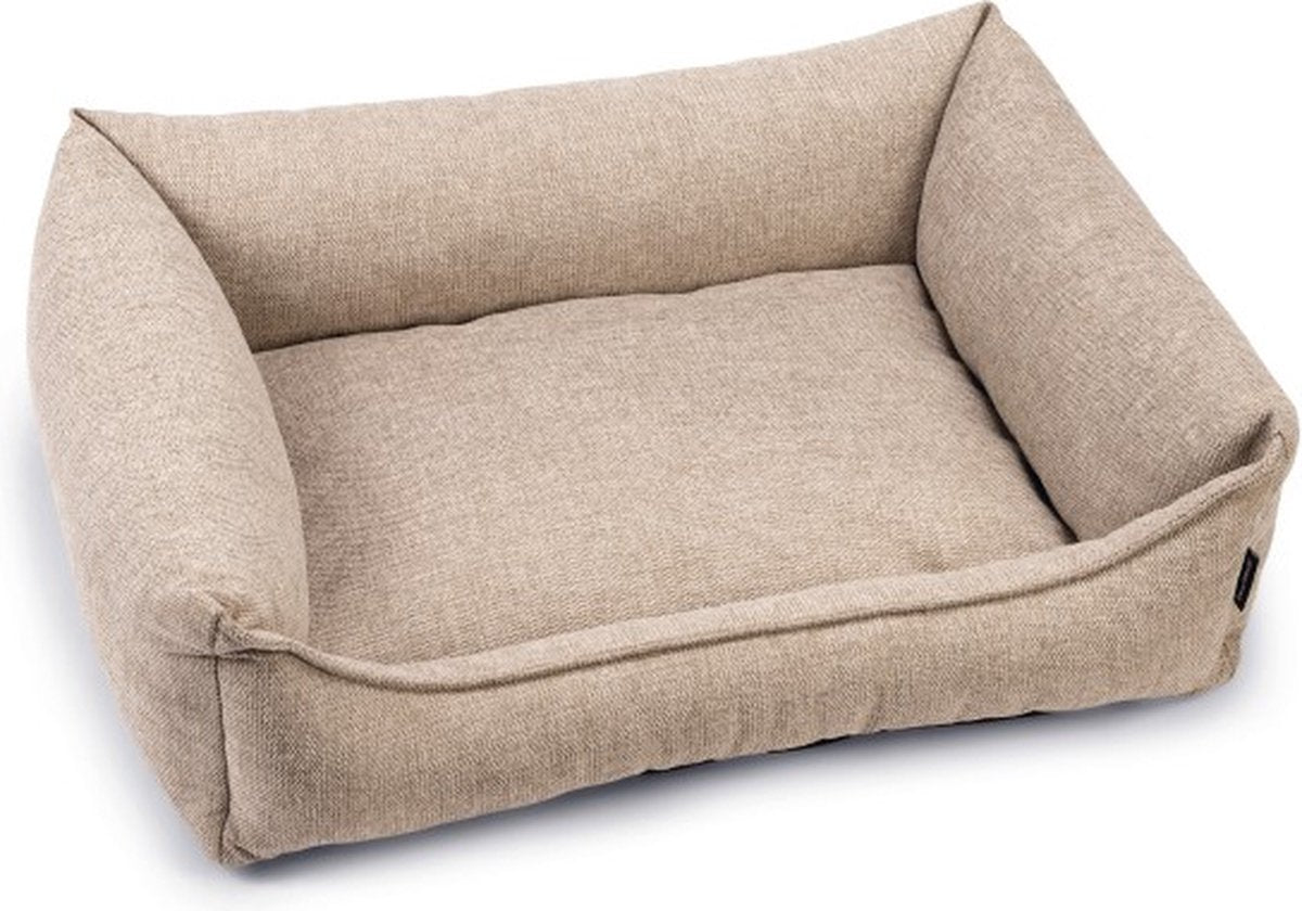 Beeztees zia - lit orthopédique pour chien - beige - 80x60x22cm