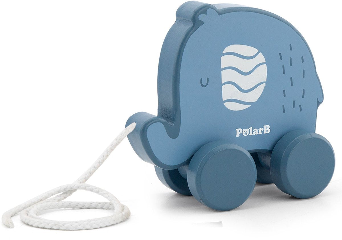 Viga pull éléphant, taille 11 cm, bleu, 1 pièce