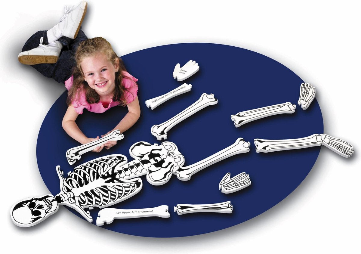 Squelette de puzzle de sol de ressources d'apprentissage (taille : 1,22 m) - 3+
