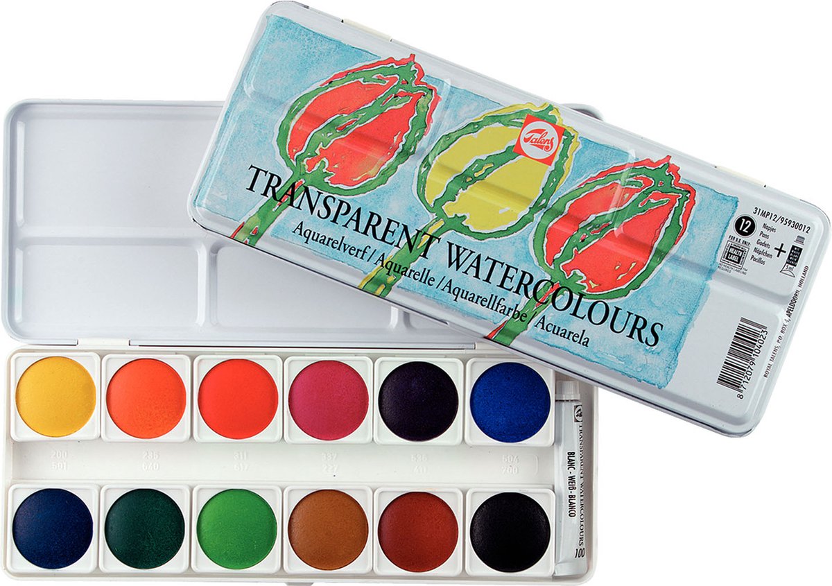 Talens Transparent Aquarel Paint Set 31MP12