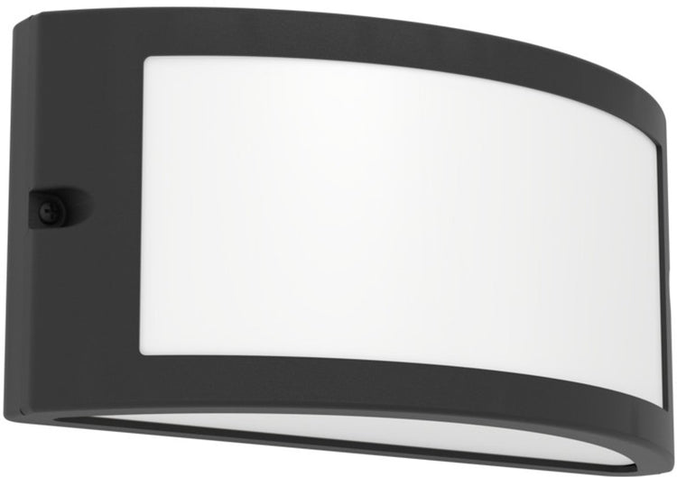 Applique d'extérieur Eglo poggiarello - e14 - 22 cm - noir