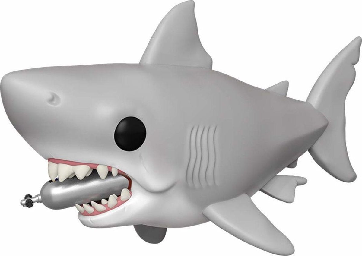 Jaws grand requin blanc avec réservoir de plongée (surdimensionné) figurine en vinyle 759 unisexe funko pop ! - neutre - standard