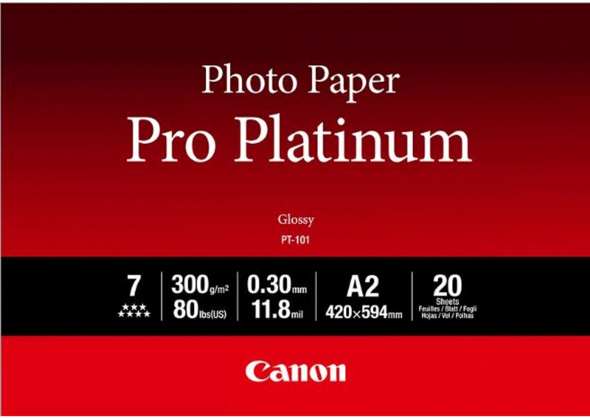 Canon 2768b067 paquet de papier photo a2 blanc brillant