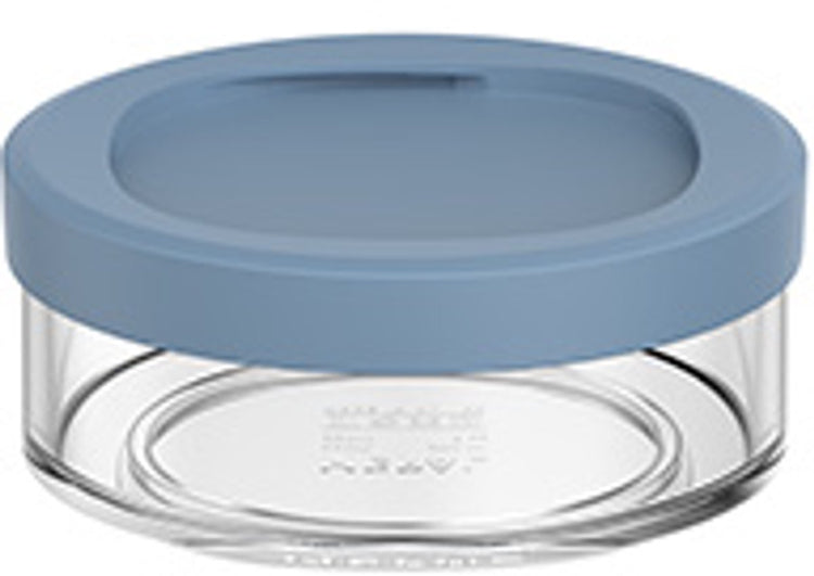 Mepal Compartiment pour pot à lunch ellipse - 200 ml - compartiments supplémentaires pour pot à déjeuner 500 ml - tasse à yaourt et tasse à muesli à emporter - passe au lave-vaisselle - bleu nordique