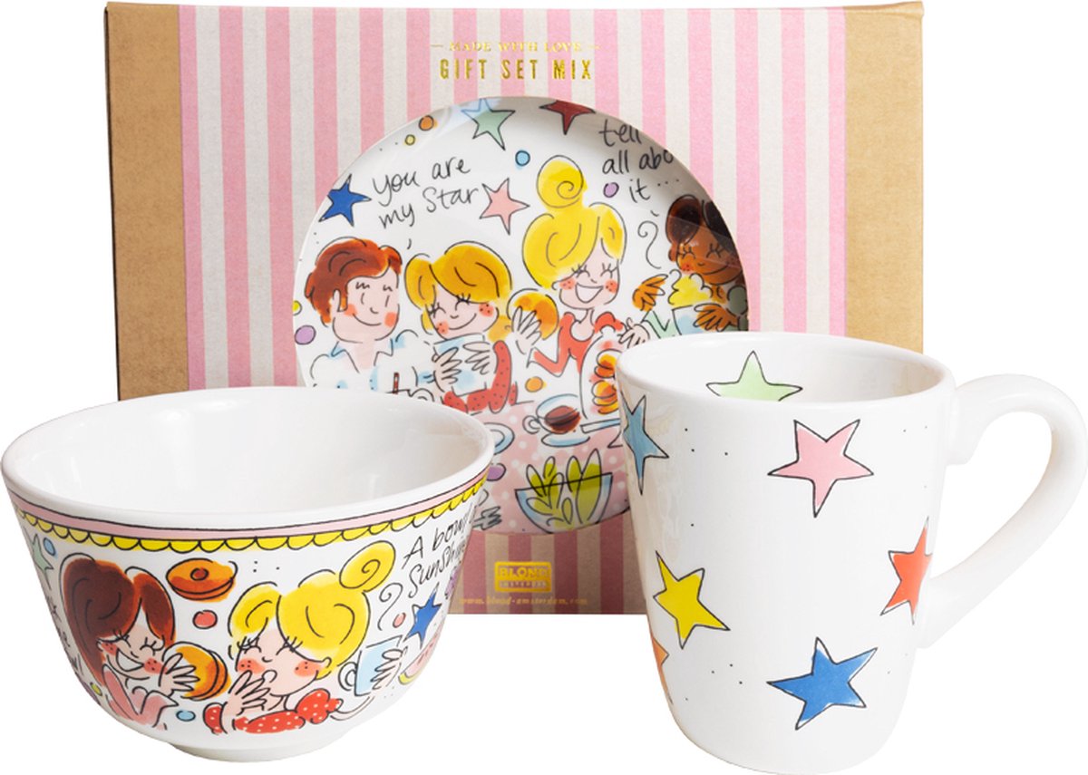 Blond Amsterdam : un coffret cadeau uni de discussion rapide 3 pcs