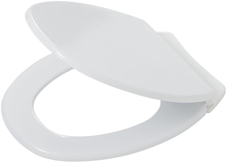 Tiger tenino - siège de toilette - siège de toilette - fermeture amortie - nettoyage facile - mdf - fsc - blanc
