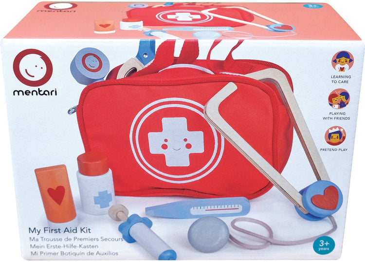 Jeu de rôle Mentari - ma trousse de premiers secours - 20x8x22cm - 8 parties - 3 ans