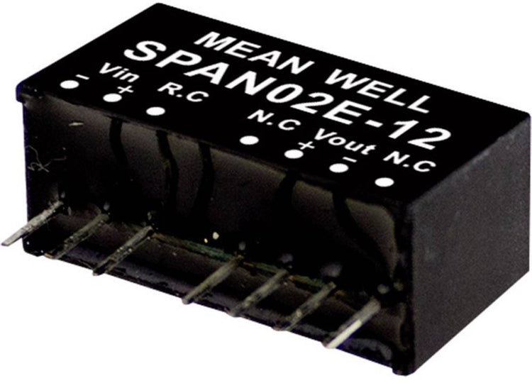 MW Mean Well span02b-15 module convertisseur DC DC 134 ma 2 W nombre de sorties : 1 x contenu 1 pièce(s)