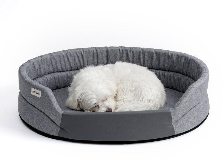 Peluvio arita – lit pour chien hydrofuge – lit pour chien résistant aux taches – taille s – fond antidérapant – léger, adapté aux voyages – entrée basse sans bords – mousse durable – faible odeur facile à nettoyer – confort pour chaque chien