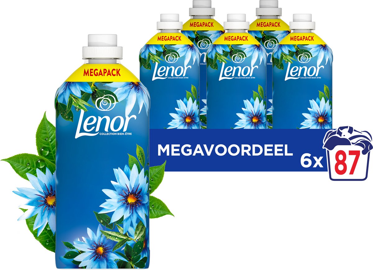 Lenor adoucissant brise marine - 6 x 87 lavages