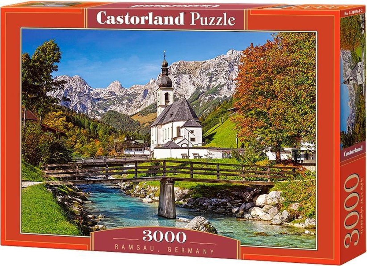 Castorland Ramsau, Allemagne – puzzle – 3 000 pièces – finition satinée – ajustement parfait – qualité européenne