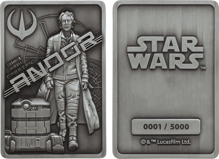 Disney fanattik star wars - collection de scènes emblématiques édition limitée lingot et/ou à collectionner - couleur argent