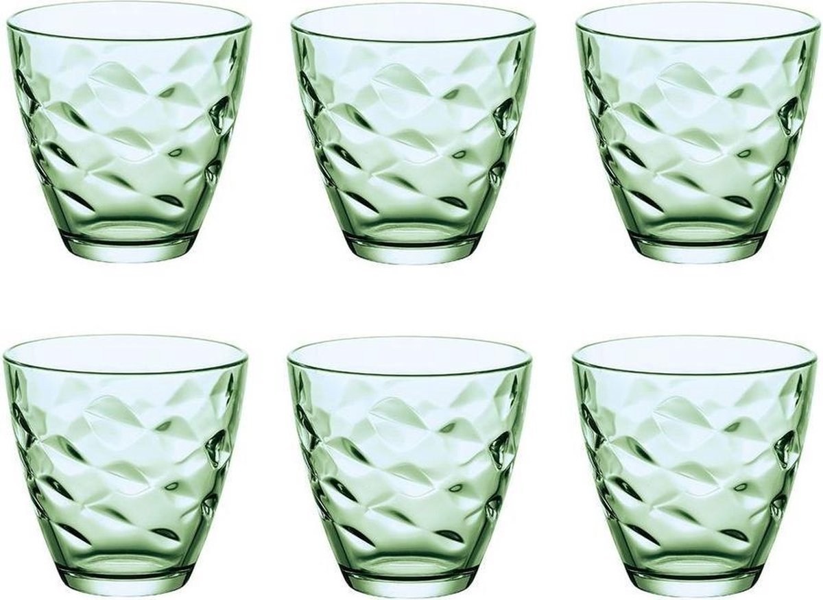 Verres Bormioli Rocco Flora Verde 260 ml - vert - set-6