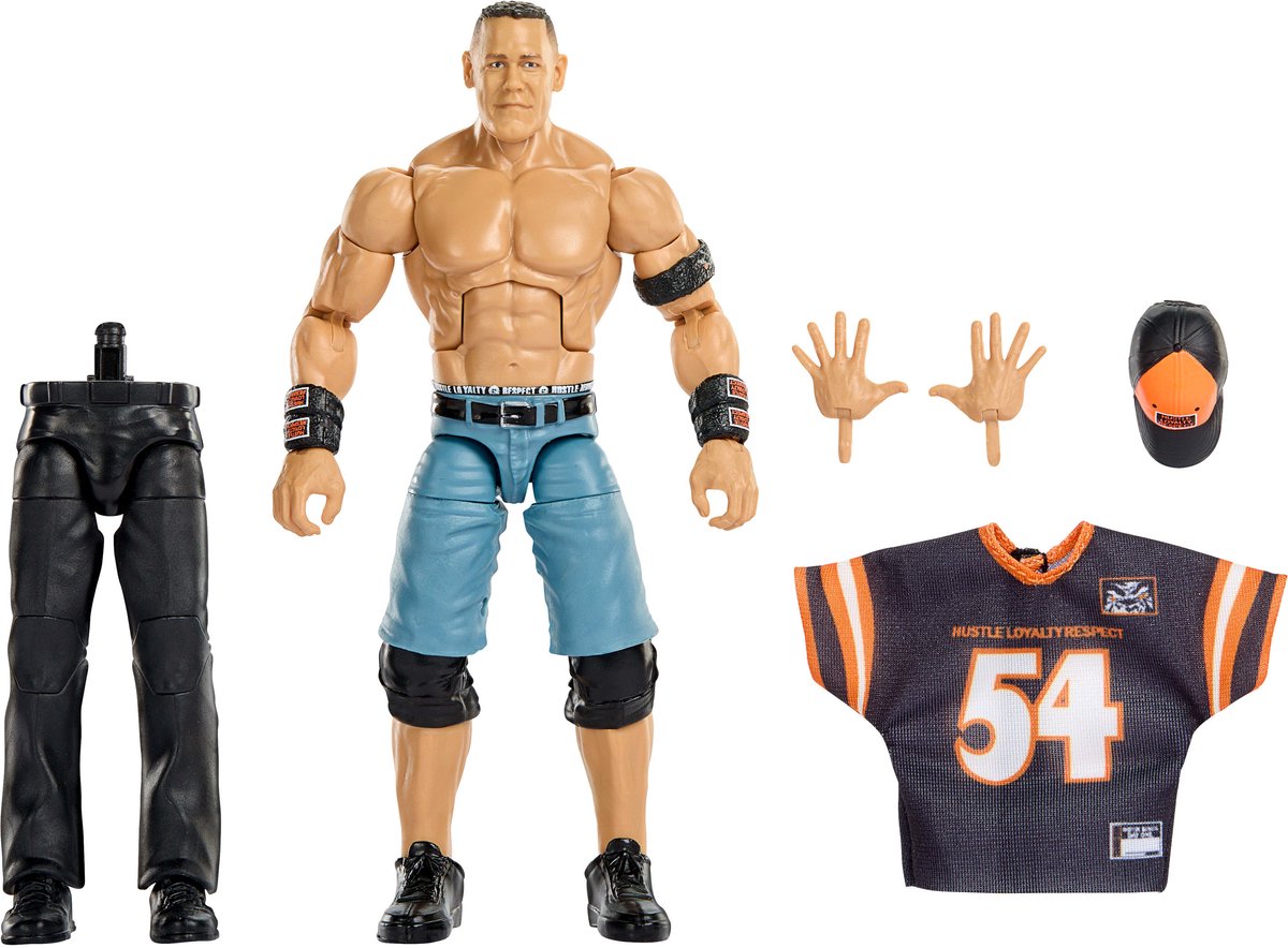 Figurine d'action Mattel WWE John Cena Wrestlemania jouet.