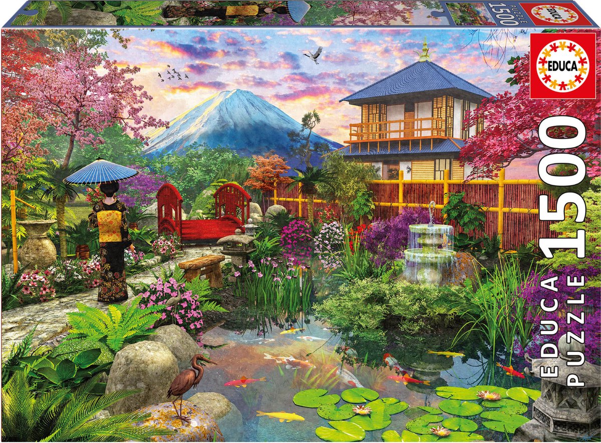 Educa - puzzle - Jardin japonais - 1000 pièces - puzzle