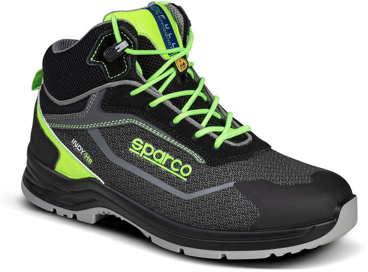 Chaussures de travail Sparco s3s - indy-he ranger - noir vert — noir — 43