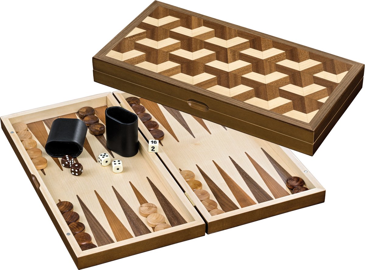 Cassette de backgammon Philos Zakynthos moyen