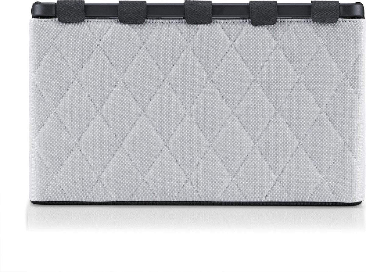 Reisenthel frame box l boîte de rangement - 27l - cadre losange gris clair