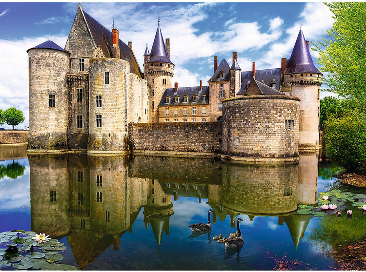 Puzzle Trefl Château de Sully-sur-Loire France 3000 pièces paysage.