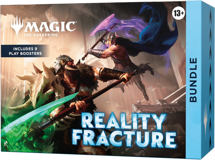 Magic, la magie du rassemblement : le pack de fractures de la réalité du rassemblement | comprend 9 boosters de jeu, 30 pays, 1 carte promo alt-art en aluminium + des accessoires exclusifs