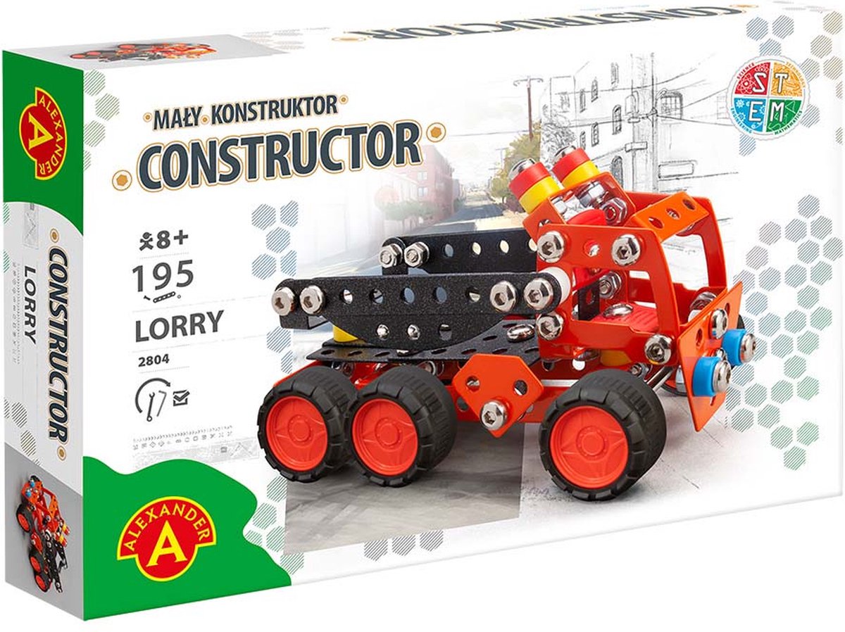 Alexander Toys Constructeur de jouets Alexander - camion - 195 pièces