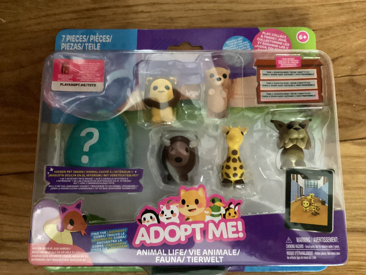Adoptez-moi ! lot de 6 figurines vie animale clan fantastique 21,5 x 24 cm