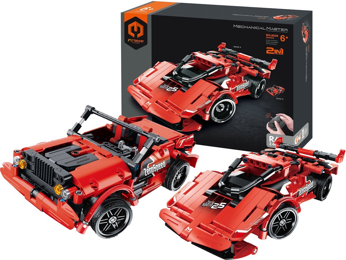 Gear2play im.master - r c supercar 2 en 1 - jeu de construction