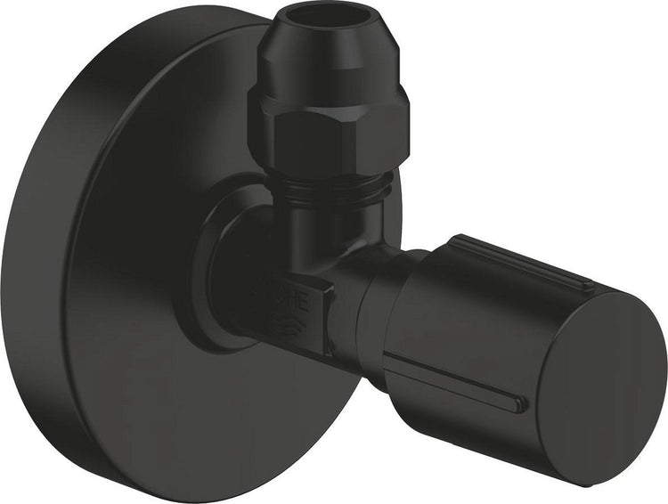 Robinet d'angle Grohe 1/2 x 3/8 noir mat