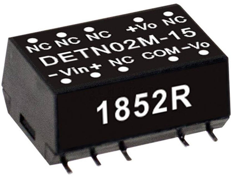 MW Mean Well DETN02L-05 Module convertisseur DC DC 200 MA 2 W Nombre de sorties : 2 x contenu 1 pièce(s)