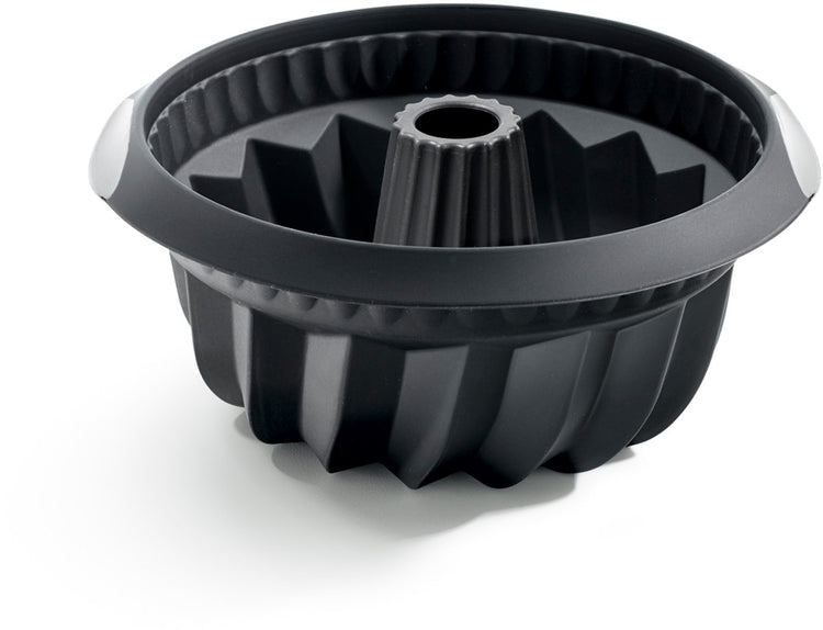 Lékué moule à savarin 22 cm - silicone - noir