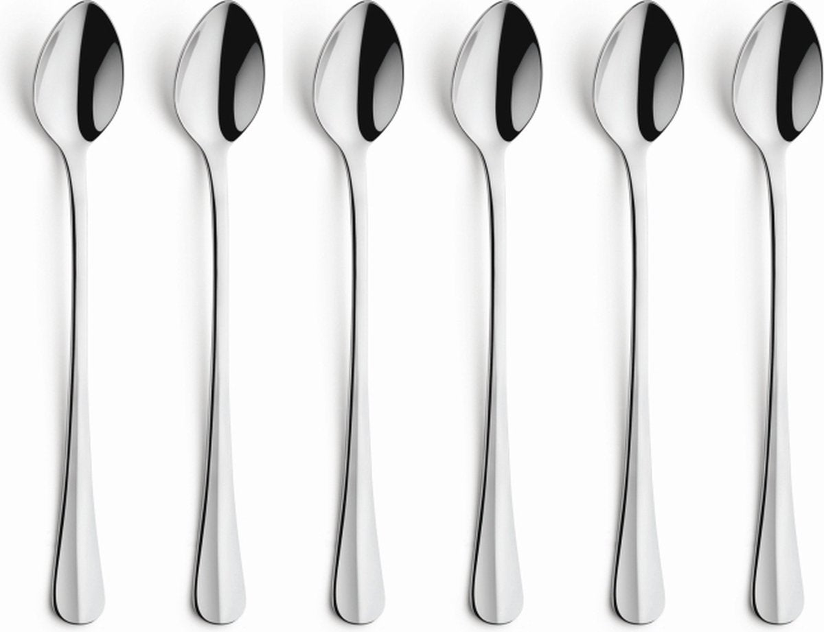 Baguette Amefa - cuillères à sorbet - 19 cm - 6 pièces
