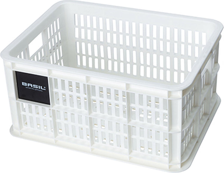 Basil Fietskrat S - Small - 17,5 litres - blanc