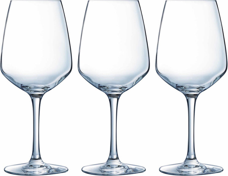 Verres à vin Arcoroc -6x - transparent - 300 ml - verre - vin rouge - vin blanc - verres