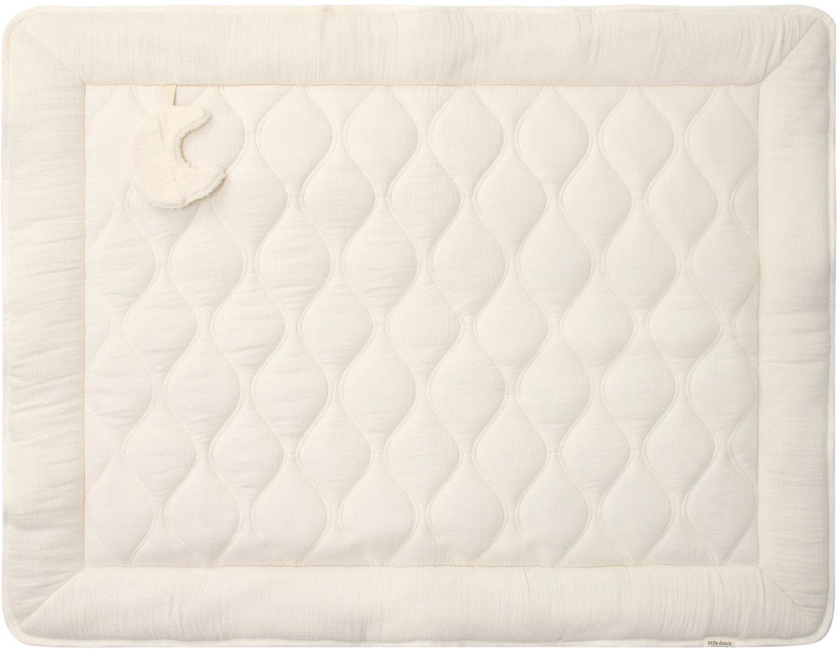 Tapis de parc Little Dutch - blanc - essentiels