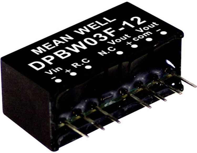 MW Mean Well dpbw03f-05 module convertisseur DC DC 300 ma 3 W nombre de sorties : 2 x contenu 1 pièce(s)