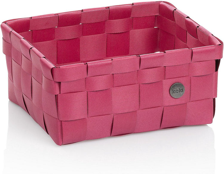 Kela salle de bain - panier néo 19x23x10 cm - polypropylène - rose