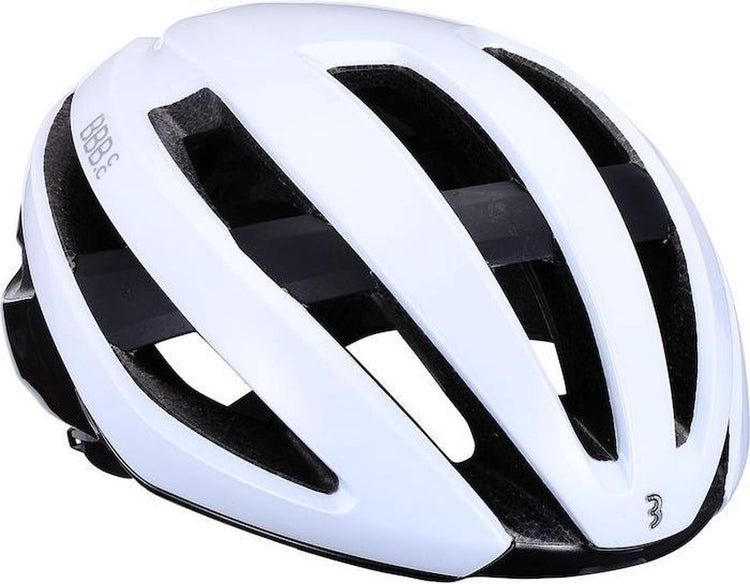 Bbb cycling maestro casque de vélo - réglable - casque de sport adultes - vélo de course - blanc brillant - taille l - bhe-09