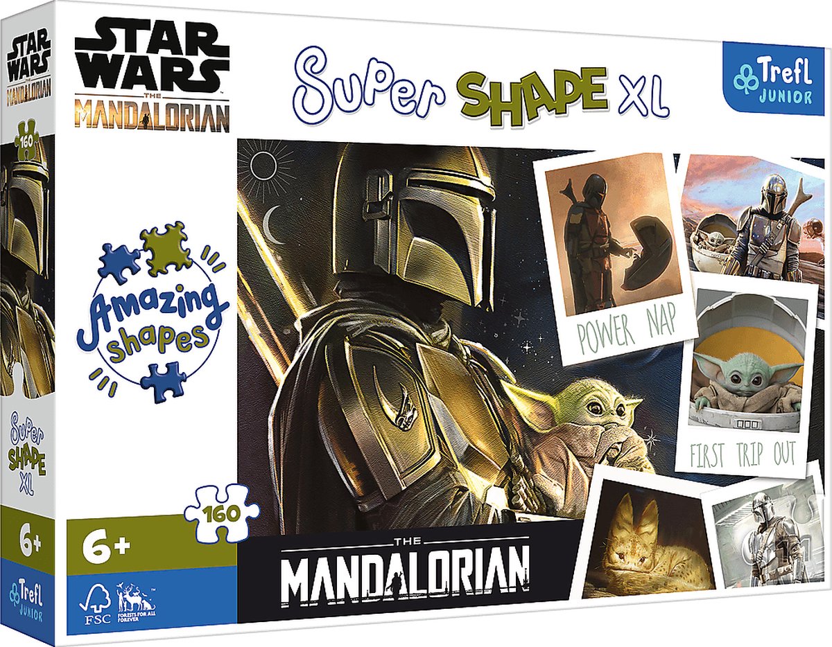 Trefl 160xl - Mandalorien Lucasfilm Star Wars de Mandalor