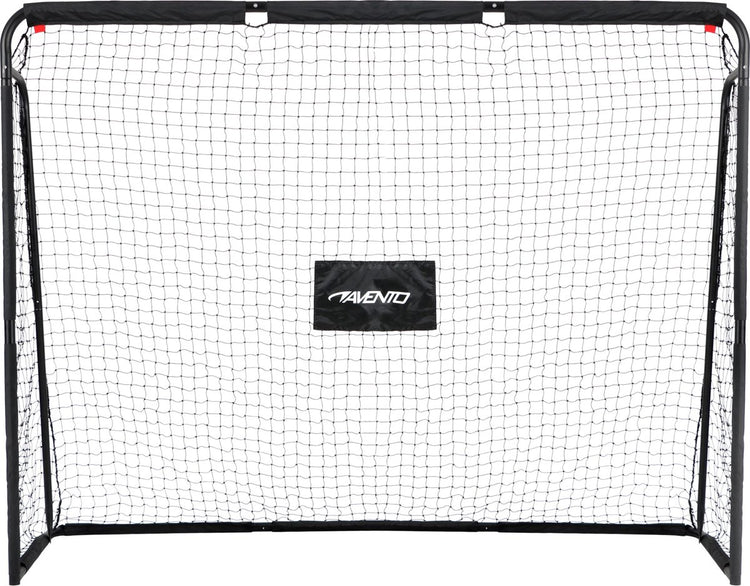 But de football Avento avec écran cible - acier - env. 220 x 76 x 170 cm